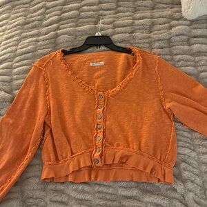 WE THE FREE Super Cute We The Free orange top